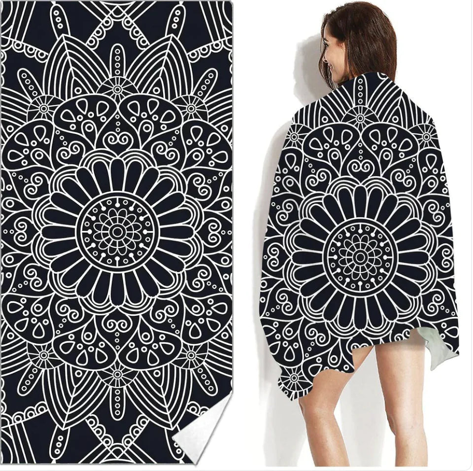 Serviette de Plage & de Bain Imprimée