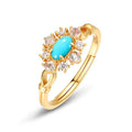 Bague Turquoise Mode pour Femme