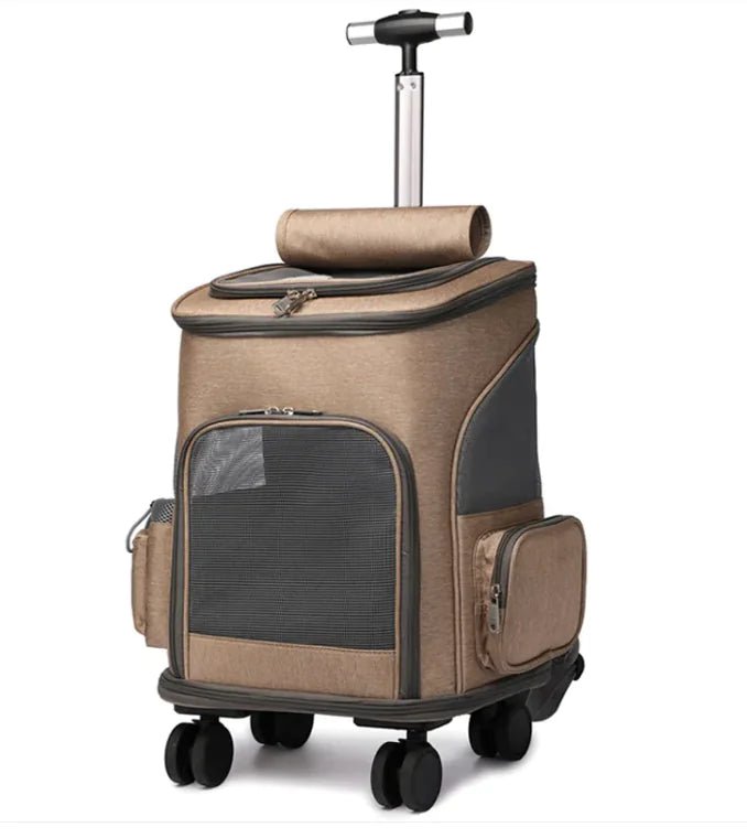 Sac à dos chariot pliant portable pour animaux de compagnie - DESIRALAND
