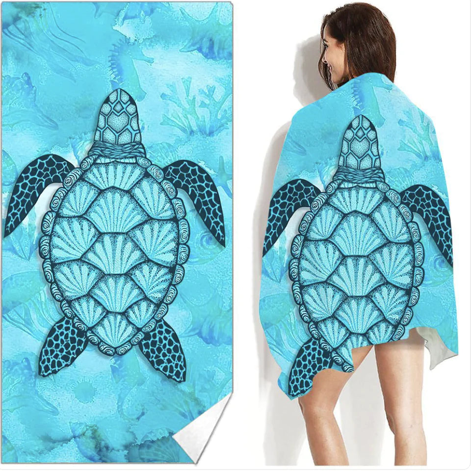 Serviette de Plage & de Bain Imprimée