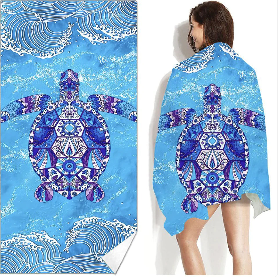 Serviette de Plage & de Bain Imprimée