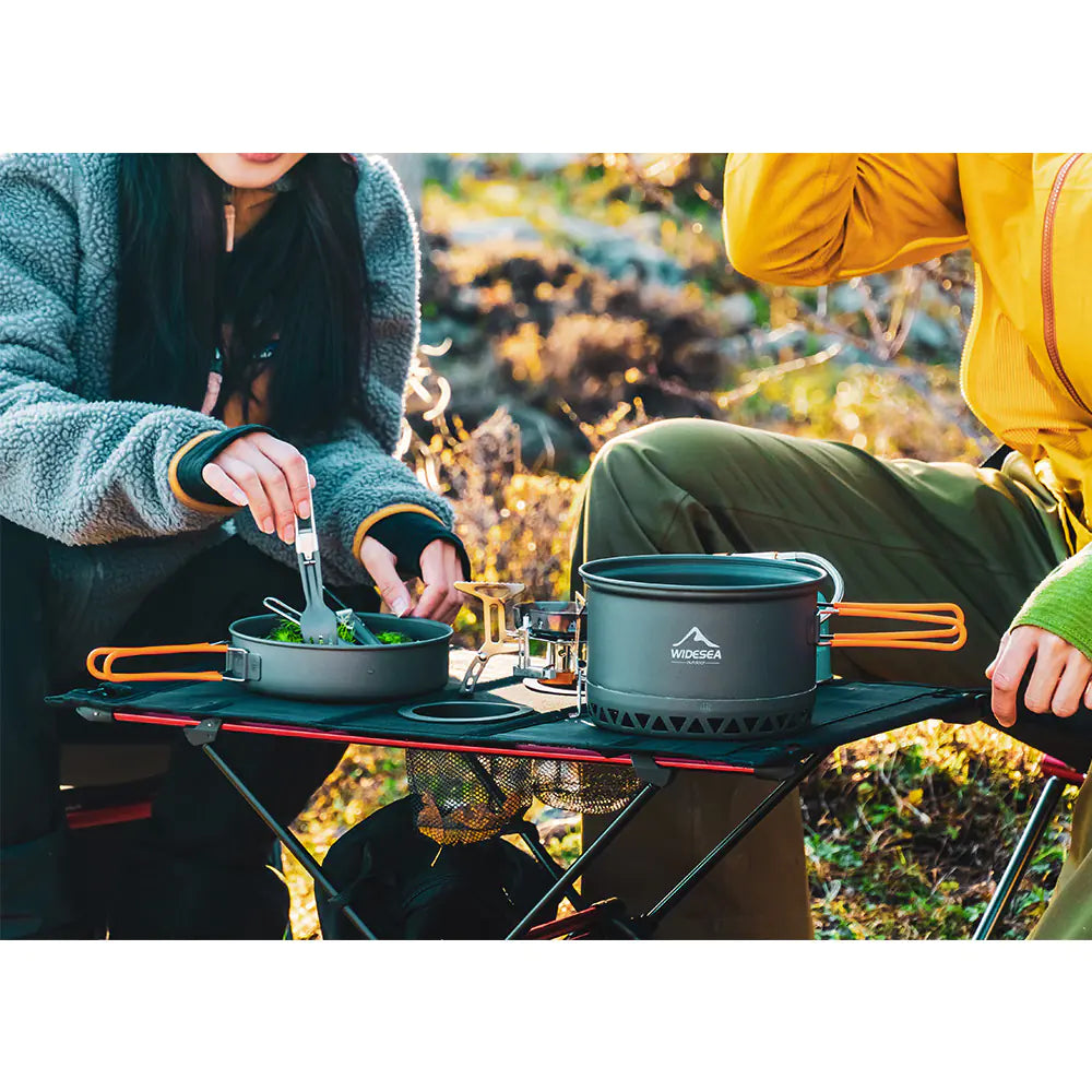 Table Extérieure Pliable et Portable avec Double Porte-Gobelet Épais