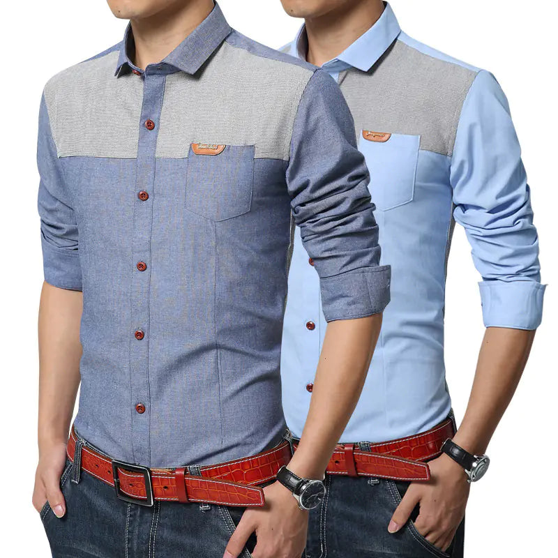 Chemise coréenne sur mesure pour hommes