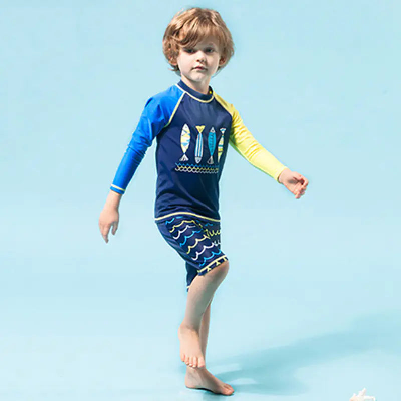 Maillot de bain divisé UV