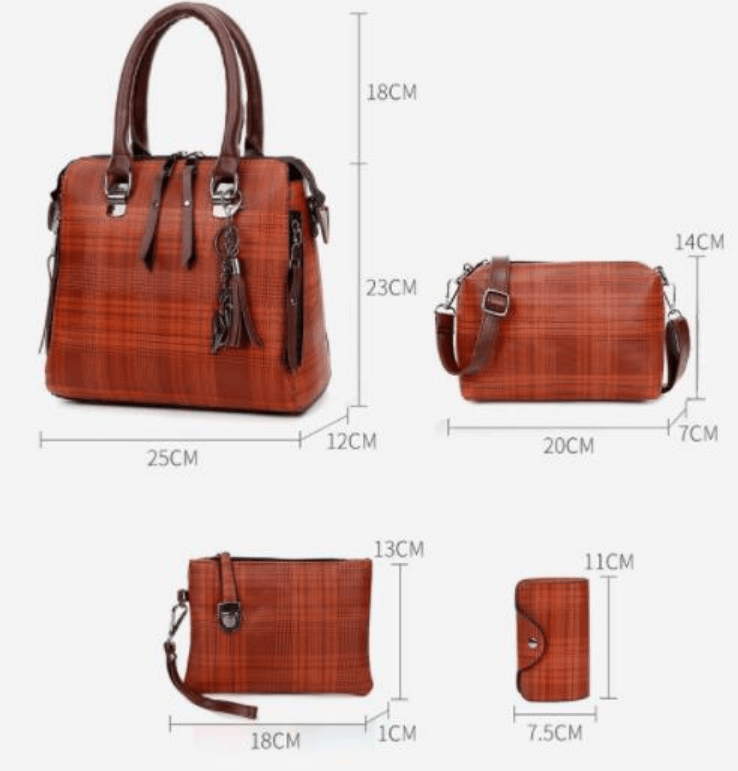 Ensemble de quatre sacs à main pour femme - DESIRALAND
