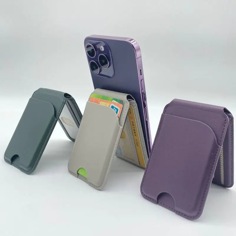 Support Mobile Magnétique en Cuir