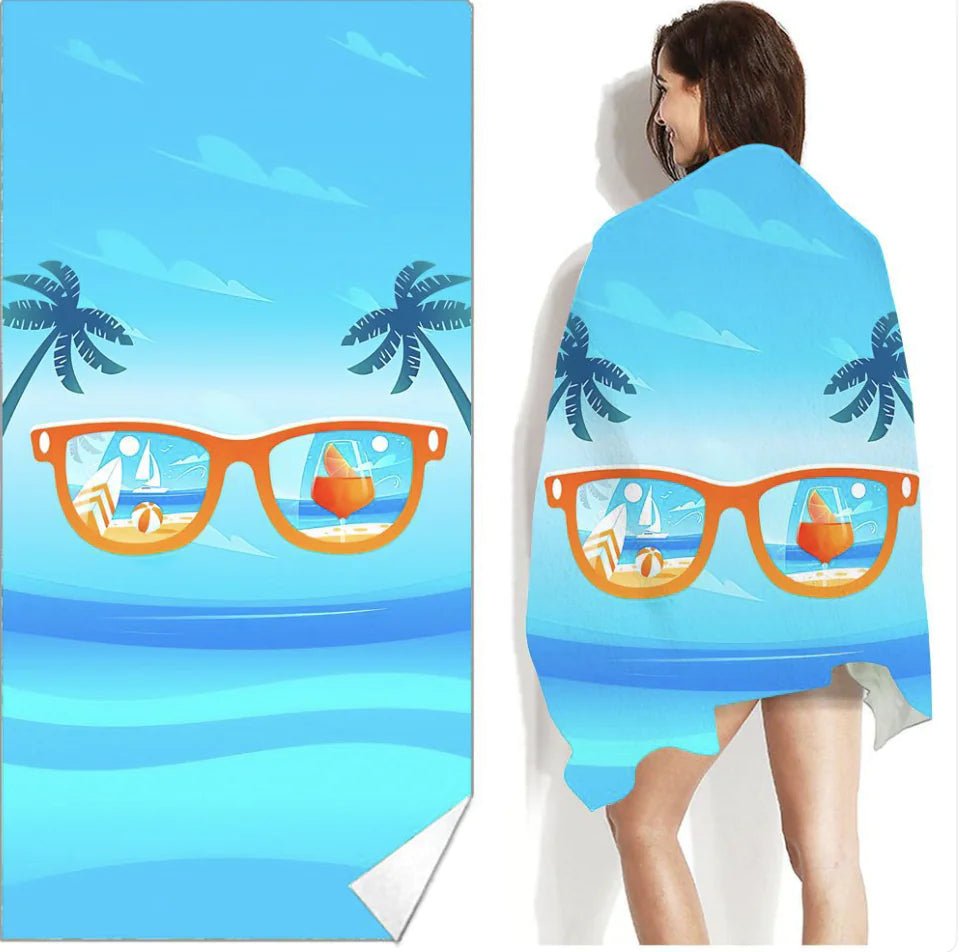 Serviette de Plage & de Bain Imprimée - DESIRALAND