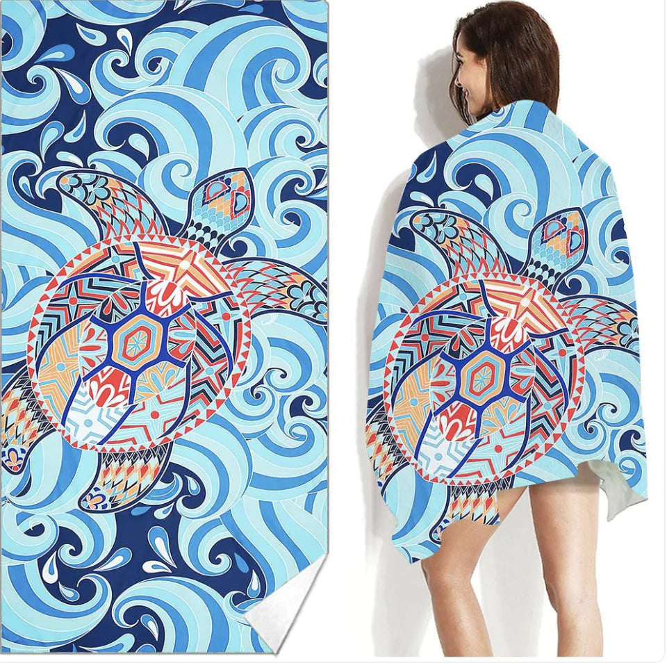 Serviette de Plage & de Bain Imprimée