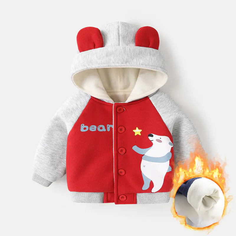 Veste à Capuche en Polaire