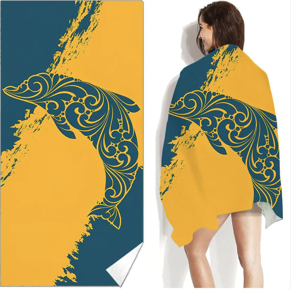 Serviette de Plage & de Bain Imprimée
