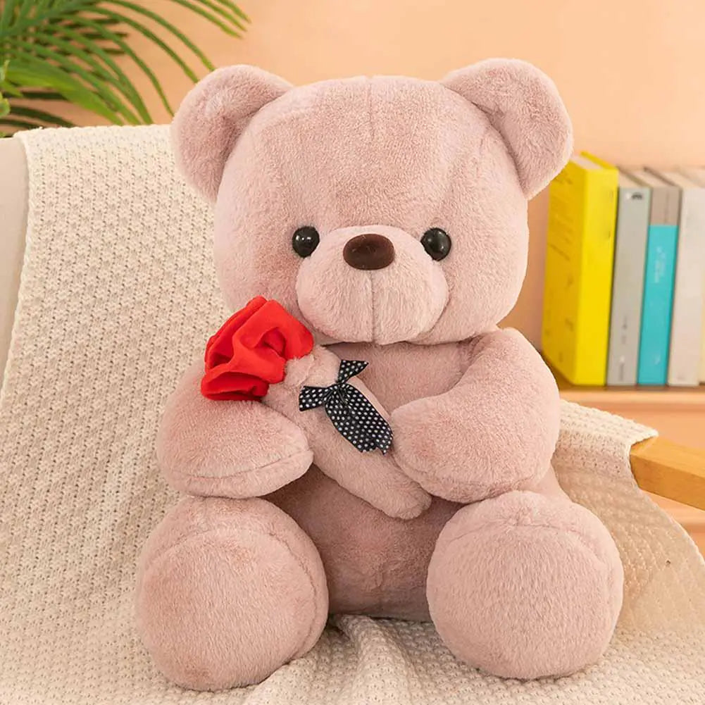 Ours en peluche Kawaii de 25cm pour cadeau de Saint-Valentin
