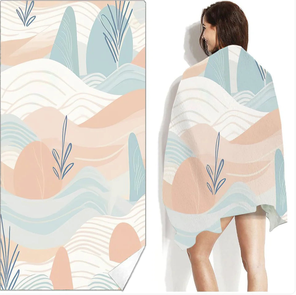 Serviette de Plage & de Bain Imprimée