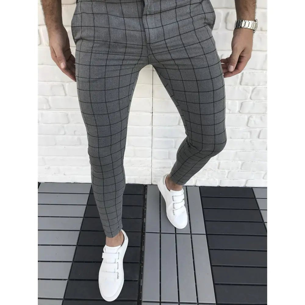 Pantalon décontracté rayé pour homme - DESIRALAND