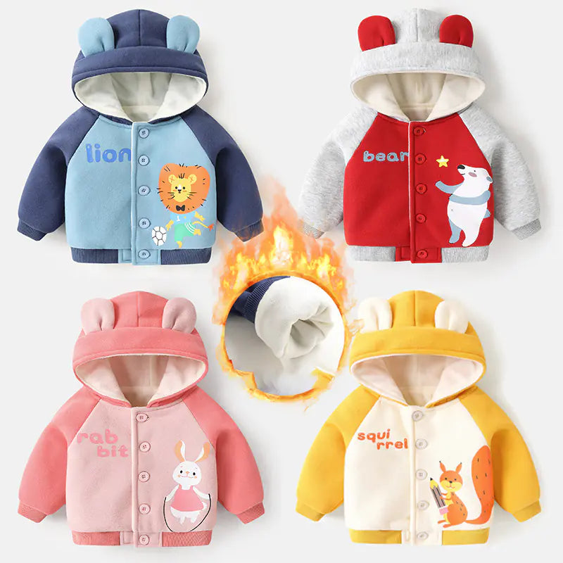 Veste à Capuche en Polaire