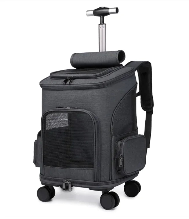 Sac à dos chariot pliant portable pour animaux de compagnie - DESIRALAND