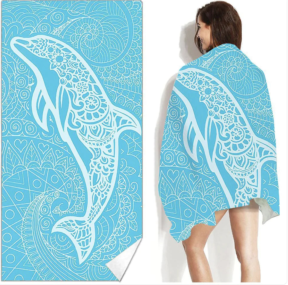 Serviette de Plage & de Bain Imprimée