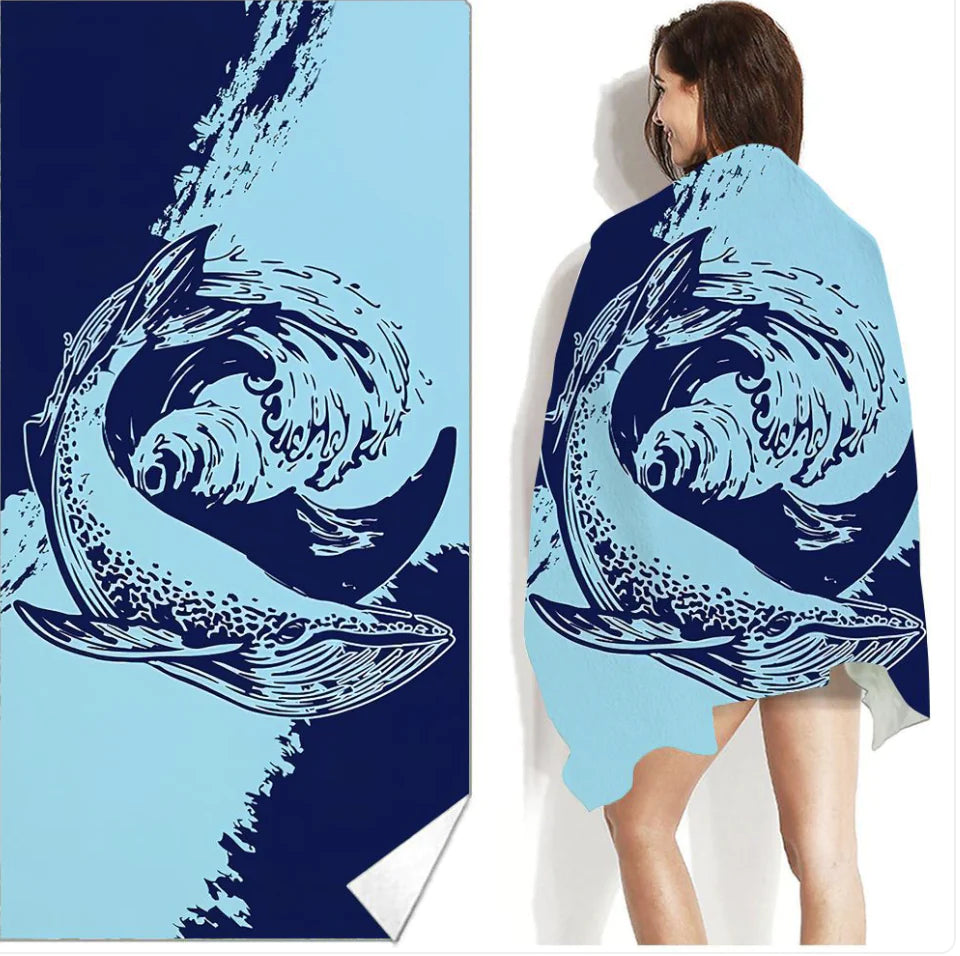 Serviette de Plage & de Bain Imprimée