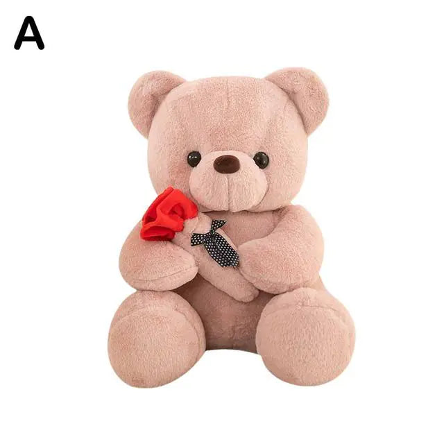 Ours en peluche Kawaii de 25cm pour cadeau de Saint-Valentin