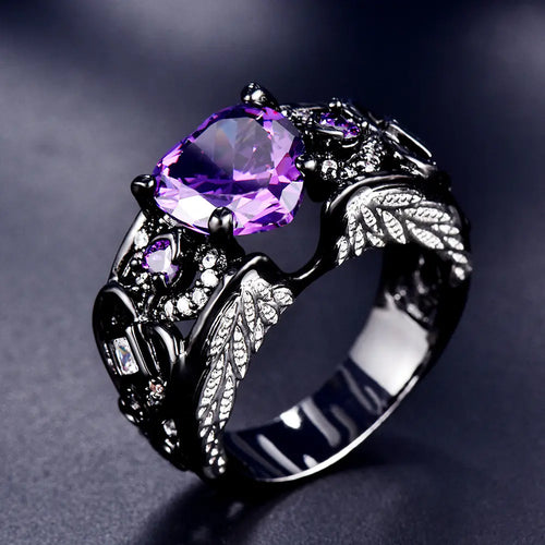Bague Cœur avec Ailes d'Ange pour Femme