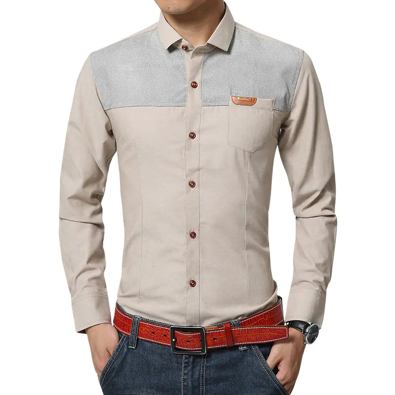 Chemise coréenne sur mesure pour hommes