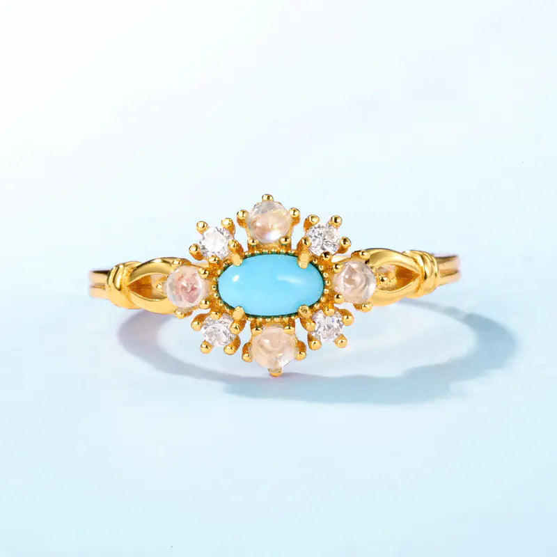 Bague Turquoise Mode pour Femme