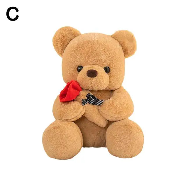 Ours en peluche Kawaii de 25cm pour cadeau de Saint-Valentin