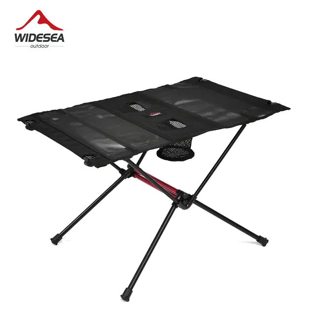 Table Extérieure Pliable et Portable avec Double Porte-Gobelet Épais