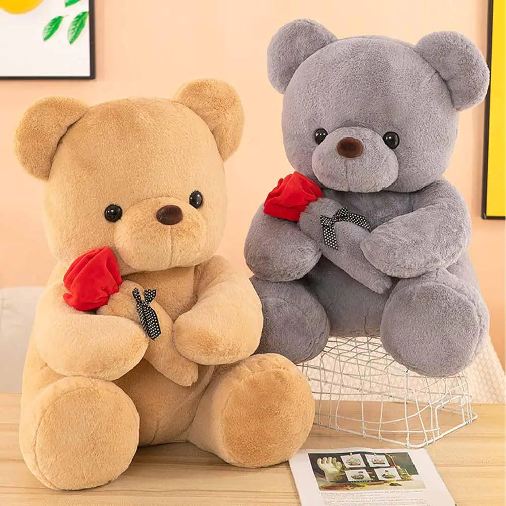 Ours en peluche Kawaii de 25cm pour cadeau de Saint-Valentin