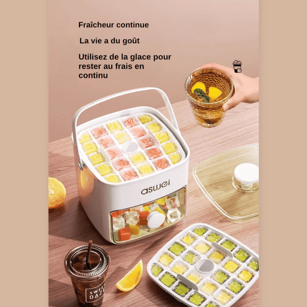 Machine à Blocs de Glace de Grande Capacité pour Maison - DESIRALAND