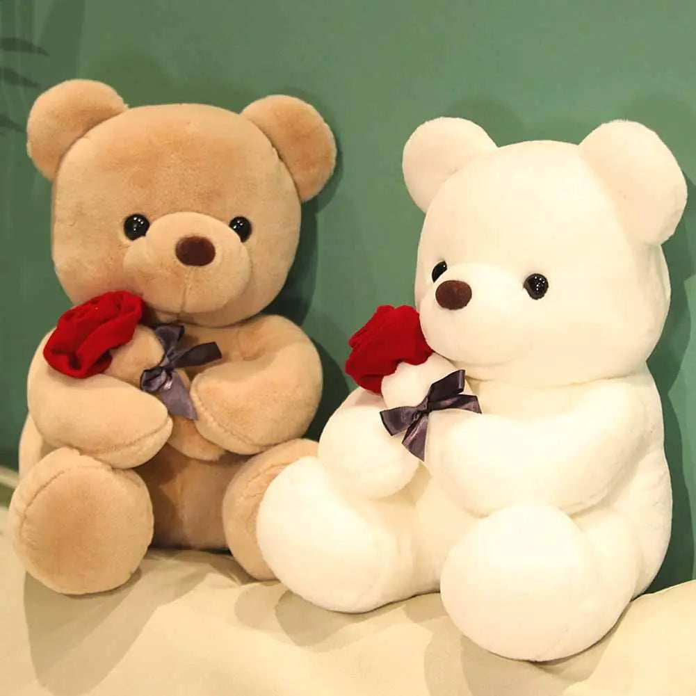 Ours en peluche Kawaii de 25cm pour cadeau de Saint-Valentin