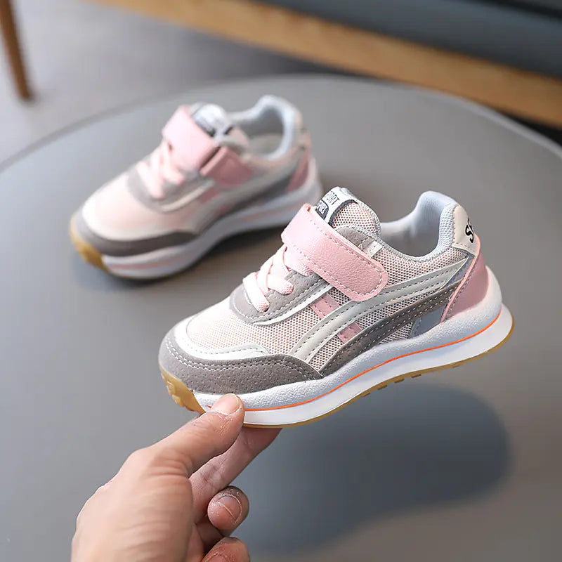 Baskets de Course Respirantes en Maille pour Enfants