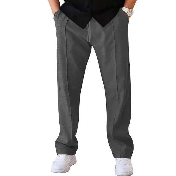 Pantalon Décontracté Ample à Cordon pour Hommes - DESIRALAND