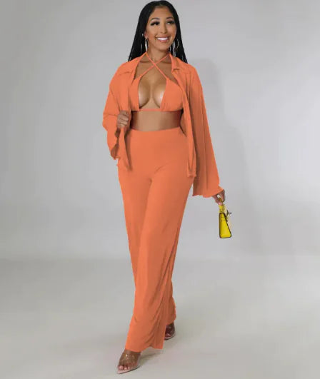 Pantalon tailleur bikini décontracté
